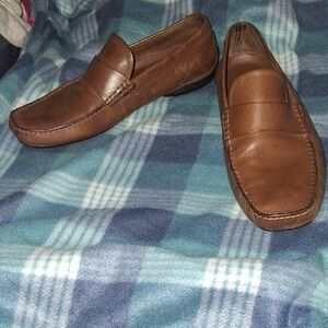 Banana Republic Men's Tan Leather Loafers